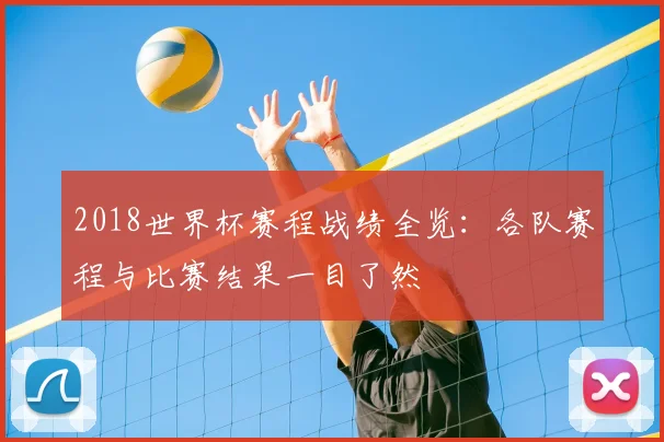 2018世界杯赛程战绩全览：各队赛程与比赛结果一目了然